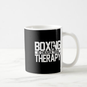 Boksen is goedkoper dan therapie Kickboksen Quote  Koffiemok