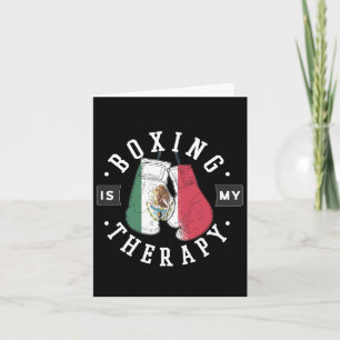Boksen is mijn therapie Mexico Bokshandschoen Mexi Kaart