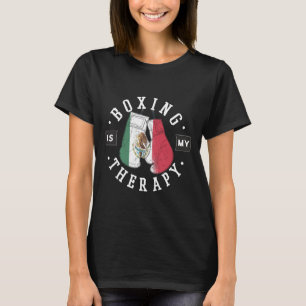 Boksen is mijn therapie Mexico Bokshandschoen Mexi T-shirt