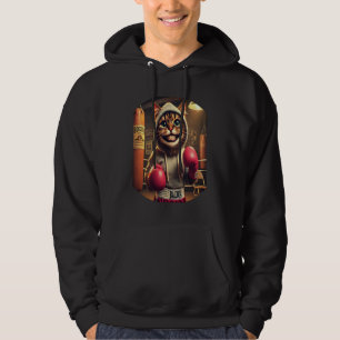 "Boksen kampioen? - Kat met bokshandschoenen Hoodie