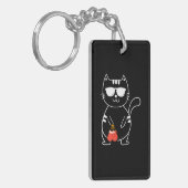 Boksen Kat Boksen Combat Sport Sparring Handschoen Sleutelhanger (Voorkant Links)