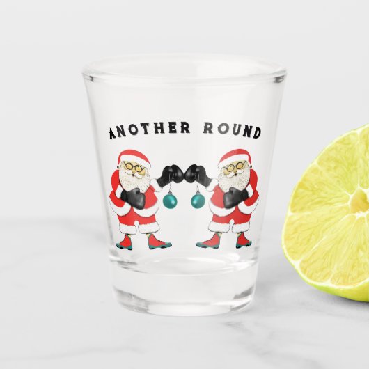 Boksen Kerst Shotglas Shot Glas (Voorkant)