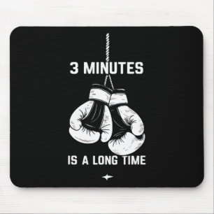 Boksen Kickboksen Boxer 3 Minuten Is Een Lange Tij Muismat