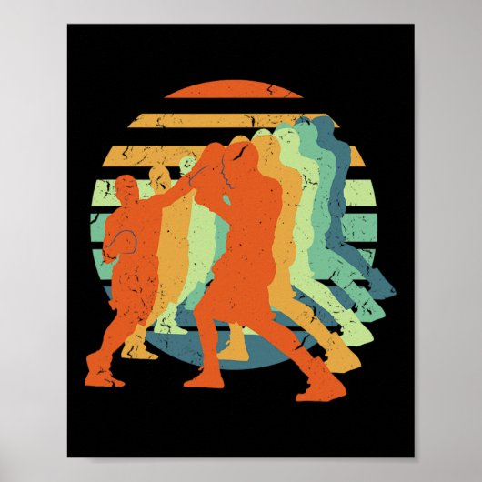 Boksen, Kickboksen, Muay Thai, Mannen Jongens Comt Poster (Voorkant)