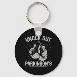 Boksen Kickboksen Vechters Knock Out Parkinsons Sleutelhanger