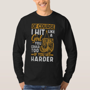 Boksen Kickboxer Gym Boxer Natuurlijk sloeg ik als T-shirt