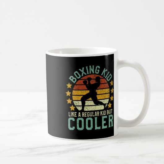 Boksen Kind Funny Jeugd Boxer Gift Koffiemok (Rechts)