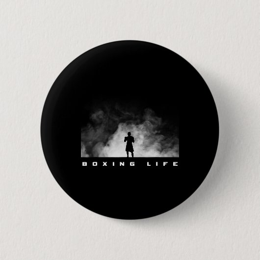 Boksen Kleding - Boksen 8 Ronde Button 5,7 Cm (Voorkant)