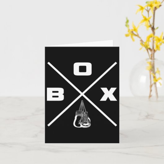 Boksen Kleding - Boksen Kaart (Gele Bloem)