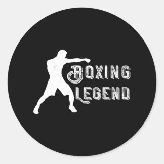 Boksen Legend Kickboksen Bokser MMA Kickbokser Ronde Sticker