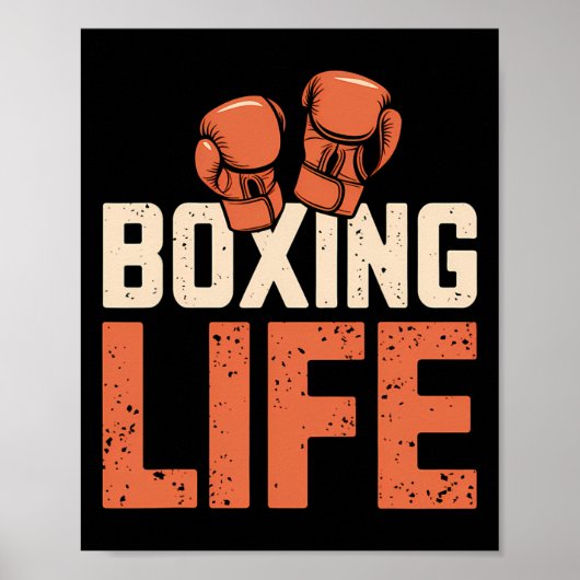 Boksen leven voor amateur professionele boksers 3 poster (Voorkant)