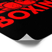 Boksen  liefde Titel Boksen Poster (Hoek)