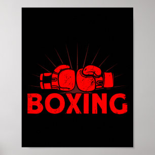 Boksen  liefde Titel Boksen Poster