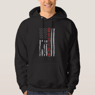Boksen liefhebbers  Amerikaanse vlag 4 juli GI Hoodie