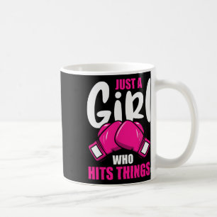 Boksen liefhebbers boksen meisje gewoon een meisje koffiemok