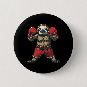 Boksen Luiaard Lover Bokshandschoenen Kickboksen G Ronde Button 5,7 Cm