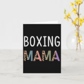 Boksen Mama Boxer Vrouwen Gift - Grappig Boksen Ma Kaart (Gele Bloem)