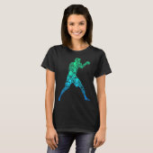Boksen Mannen Sparring Handschoenen Boxer Professi T-shirt (Voorkant volledig)