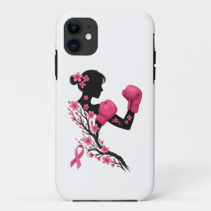 Boksen Meisje Borstkanker Bewustzijn Telefoon Case