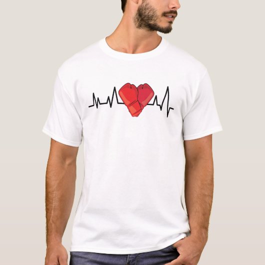 Boksen met hartstocht t-shirt (Voorkant)