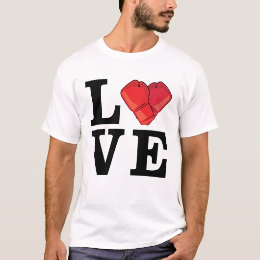 Boksen met Liefde T-shirt (Voorkant)