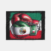 Boksen Mexico Grappig Mexicaanse stijl Boksen M Fleece Deken (Voorkant (Horizontaal))
