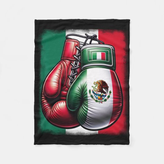 Boksen Mexico Grappig Mexicaanse stijl Boksen M Fleece Deken (Voorkant)