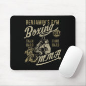 Boksen Mma Retro Design voor de naam Benjamin Muismat (Met muis)