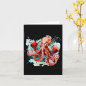 Boksen Octopus Lover Ocean Zee Creature Boxer Kick Kaart (Gele Bloem)