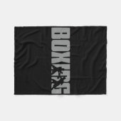 Boksen Ontwerp voor Boxer - Boksen Fleece Deken (Voorkant (Horizontaal))