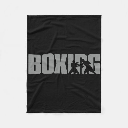 Boksen Ontwerp voor Boxer - Boksen Fleece Deken (Voorkant)