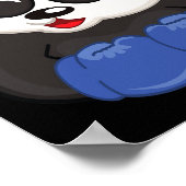 Boksen - Panda Beer Poster (Hoek)
