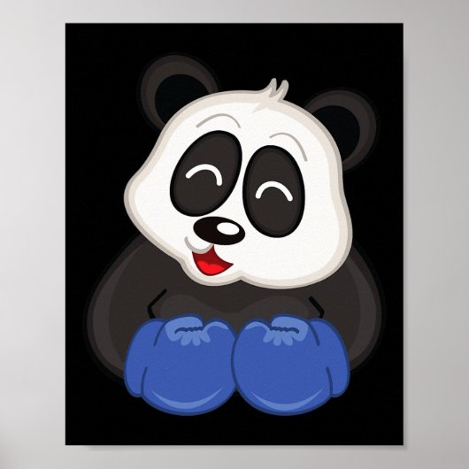 Boksen - Panda Beer Poster (Voorkant)