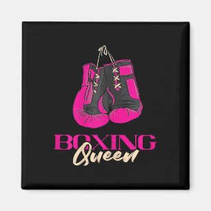 Boksen Queen Kickbokser Kickbokshandschoenen Bo Magneet