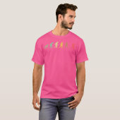 boksen retro boxer evolutie t-shirt (Voorkant volledig)