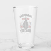 Boksen Ring ADD NAAM Boxer Gym Snelheid Zak Glas (Achterkant)