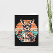 Boksen Roger Australische Kangoeroe Bokser Kang Kaart (Voorkant)