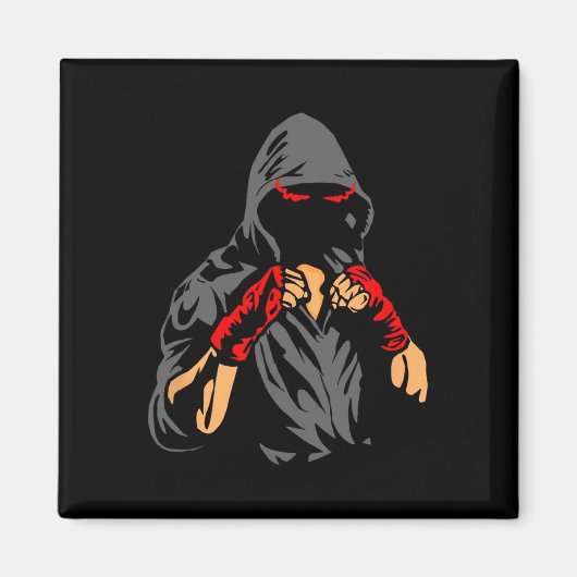 Boksen Shirt voor Mannen 8 Magneet (Voorkant)