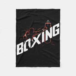 Boksen Slaan Byg Boksen Kickboksen Boksen Liefhebb Fleece Deken