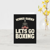 Boksen Sparring - Handschoenen Fighter Boxer Kaart (Gele Bloem)