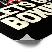Boksen Sparring - Handschoenen Fighter Boxer Poster (Hoek)