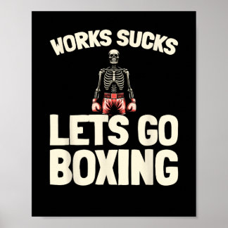 Boksen Sparring - Handschoenen Fighter Boxer Poster