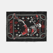 Boksen Sparring - Handschoenen Fighter Boxer Skele Fleece Deken (Voorkant (Horizontaal))