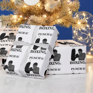 Boksen Sport Punch It Boksen Cadeaupapier