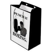 Boksen Sport Punch It Boksen Medium Cadeauzakje (Achterkant Gekanteld)