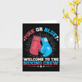 Boksen thema Geslacht onthullen Party Quote voor e Kaart (Gele Bloem)