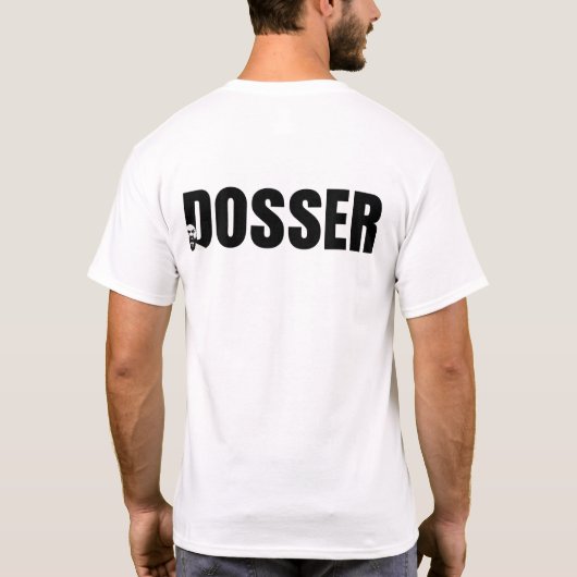 Boksen Updates "DOSSER" T-shirt – Geïnspireerd doo (Achterkant)