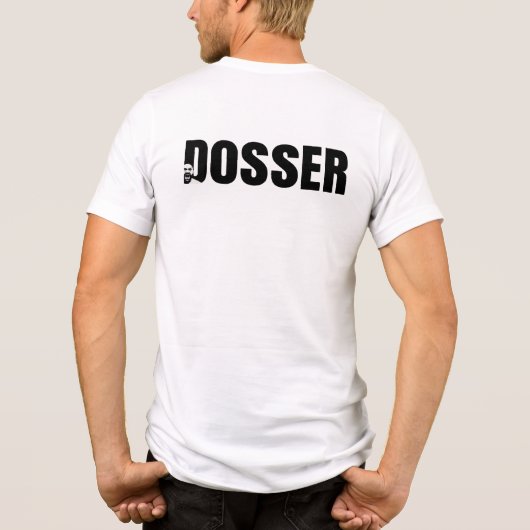 Boksen Updates "DOSSER" T-shirt – Geïnspireerd doo (Achterkant)