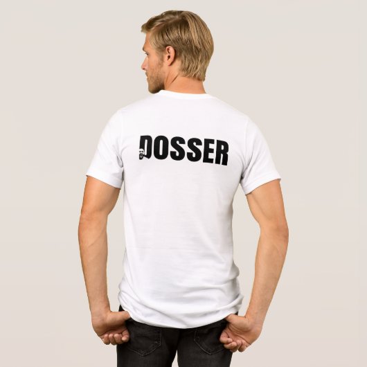 Boksen Updates "DOSSER" T-shirt – Geïnspireerd doo (Achterkant volledig)