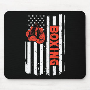 Boksen Usa Vlag Mma Vechters Kickboksen Boksen Voo Muismat